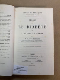 Leçons sur le Diabète et la Glycogenèse animale avec figures intercalées dans le texte
