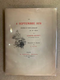 Le 4 septembre 1870. Séances du Corps législatif et du Sénat. Eau-forte et dessins par A. Robida
