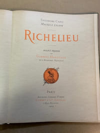 Richelieu. Avant-propos de Gabriel Hanotaux