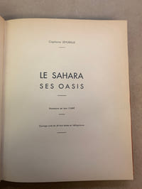 Le Sahara. Ses Oasis. Illustrations de Léon Carré. Ouvrage orné de 24 hors-texte en héliogravure