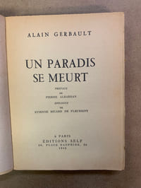 Un paradis se meurt