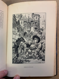 Oeuvres illustrées par Albert Robida. Edition reproduisant le texte et les illustrations de la première édition donnée par Robida et ornée de 16 illustrations en héliogravure. Introduction par Octave Uzanne