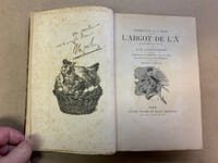 L’Argot de l’X illustré par les X ( la vie de l’Ecole Polytechnique). Préface d’Armand Silvestre. Eaux-forte originale de Bracquemond. Deuxième édition