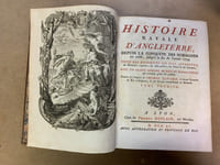 Histoire Navale d’Angleterre depuis la conquête des Normands en 1066, jusqu’à la fin de l’année 1734, tirée des historiens les plus approuvés des manuscrits originaux, des Actes publics, des Traités & des Journaux, avec un grand nombre de faits et d’observations qui n’avaient point été publiés, traduite de l’Anglais de Thomas Lédiard, ci-devant Secrétaire du Roi d’Angleterre, & son Envoyé extraordinaire en Hollande