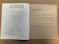 LE SURREALISME REVOLUTIONNAIRE. Revue bimestrielle publiée par le Bureau international du surréalisme révolutionnaire. Numéro 1 et seul paru