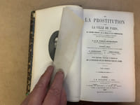 De la Prostitution dans la ville de Paris considérée sous le rapport de l’hygiène publique, de la morale et de l’administration ; Ouvrage appuyé de documents statistiques puisés dans les archives de la Préfecture de Police