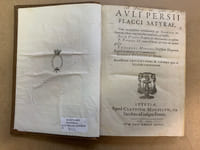 Satyrae, Cum antiquissimis commentariis qui Cornuto tribuuntur, collatis cum veteribus membranis, & auctis. Eliae Vineti Praefatio & Annotationes in easdem. P. Pithoei IC variae lectiones & notae ad veteres glossas. Theodori Marcilii Professoris Eloquentiae Regii Emendationes & Commentarius. Accesserunt Indices rerum & verborum quae in satyris & commentariis 