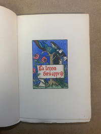 La leçon bien apprise. Illustrations en couleurs de Gustave-Adolphe MOSSA