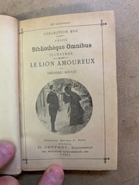 Le lion amoureux. Collection Roy. Petite Bibliothèque Omnibus illustrée 