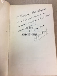Je dois à André Gide 