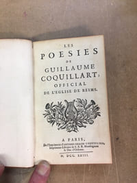 Les poésies de Guillaume Coquillart. Official de l’église de Reims