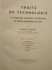 Traité de Technologie à l'usage des menuisiers et ébénistes, et autres professions du bois, par François Grand.. GRAND (François)