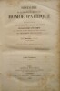 Histoire de la Doctrine Médicale Homoeopathique, son état actuel dans les principales contrées de l'Europe.. RAPOU (Auguste)