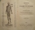 Leçons élémentaires D'Anatomie et de Physiologie Humaine et Comparée.. AUZOUX (Le Docteur Louis)