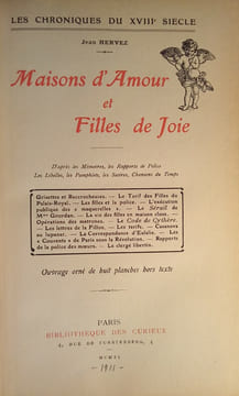 Maisons d'Amour et Filles de Joie.. HERVEZ (Jean)