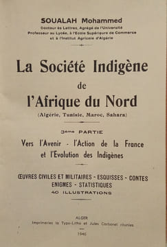 Algérie, Tunisie, Maroc, Sahara.. MOHAMMED (Soualah)