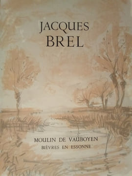 Jacques BREL. Illustré par D.-A. Steinlen, 110 lithographies en couleurs.. BREL (Jacques)