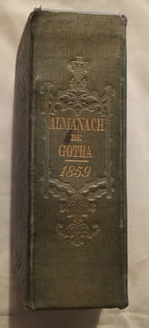 Almanach de Gotha – Annuaire Diplomatique pour l'année 1859.. GOTHA 1859