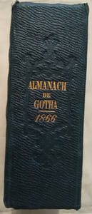 Almanach de Gotha – Annuaire Diplomatique pour l'année 1866.
