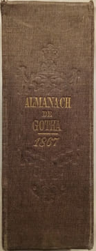 Almanach de Gotha – Annuaire Diplomatique pour l'année 1867.. GOTHA 1867
