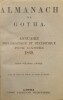 Almanach de Gotha – Annuaire Diplomatique pour l'année 1869.. GOTHA 1869