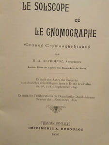 Le Solscope et Le Gnomographie.