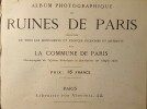 La Commune de Paris.. RUINES-COMMUNE-(P.L.[Paul Loubère])