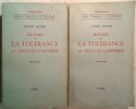 Histoire de la Tolérance au siècle de la Réforme.. LECLER (Joseph S. J.)