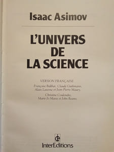 L'Univers de la Science.
