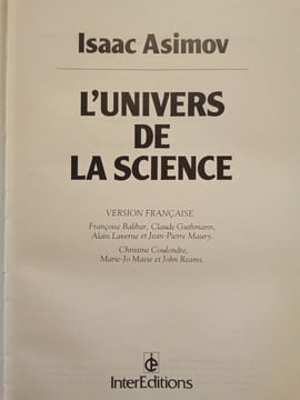 L'Univers de la Science.. ASIMOV (Isaac)