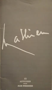 15 Affiches pour Air France, par Georges Mathieu