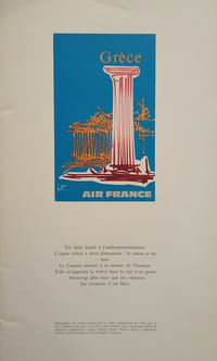 15 Affiches pour Air France, par Georges Mathieu