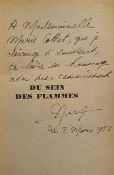 Du Sein des Flammes. Roman.. LEGRAY (Jacques)
