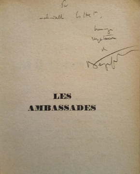 Les Ambassades. Roman.. PEYREFITTE (Roger)