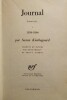 Journal (Extraits) de 1834 à 1855, par Soeren Kierkegaard.. KIERKEGAARD (Soeren)