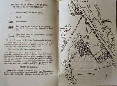 Atlas Historique et Géographique de Sarh [Tchad] de 1899 à 1970.