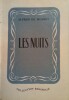 Les Nuits.. MUSSSET (Alfred de) & LUC (Pierre)