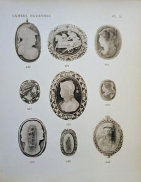 Catalogue des Camées Antiques et Modernes de la Bibliothèque Nationale.. BABELON (Ernest)
