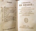 L'Hermite en Russie, ou Observations sur les mœurs et les usages au commencement du XIXème siècle.. DUPRÉ DE ST-MAURE (E.)