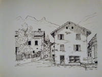 Images de SIERRE à la fin du XIXè siècle.