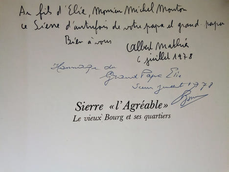 Sierre «l'Agréable».. ZWISSIG (Elie) & MATHIER (Albert)