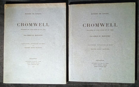 CROMWELL – Tragédie en cinq actes et en vers.. BALZAC (Honoré de)