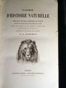 Galerie d'Histoire Naturelle. Tirée des Oeuvres Complètes de BUFFON.