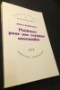 Plaidoyer pour une certaine anormalité.. McDOUGALL (Joyce)