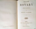 Madame Bovary – Moeurs de Province.. FLAUBERT (Gustave)