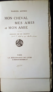 Mon cheval, mes amis et mon amie.