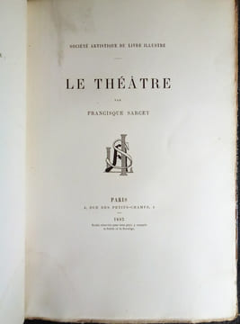 Paris Vivant – Le Théâtre.. SARCEY (Francique)