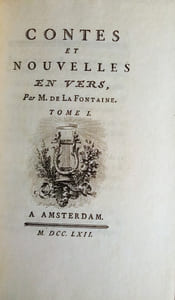 Contes et Nouvelles en Vers, par M. De La Fontaine.
