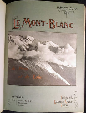 Le Mont-Blanc de près et de loin.. BAUD-BOVY (Daniel)