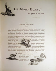 Le Mont-Blanc de près et de loin.